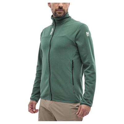 代购MILLET觅乐男士抓绒衣保暖透气快干户外外套高领长袖