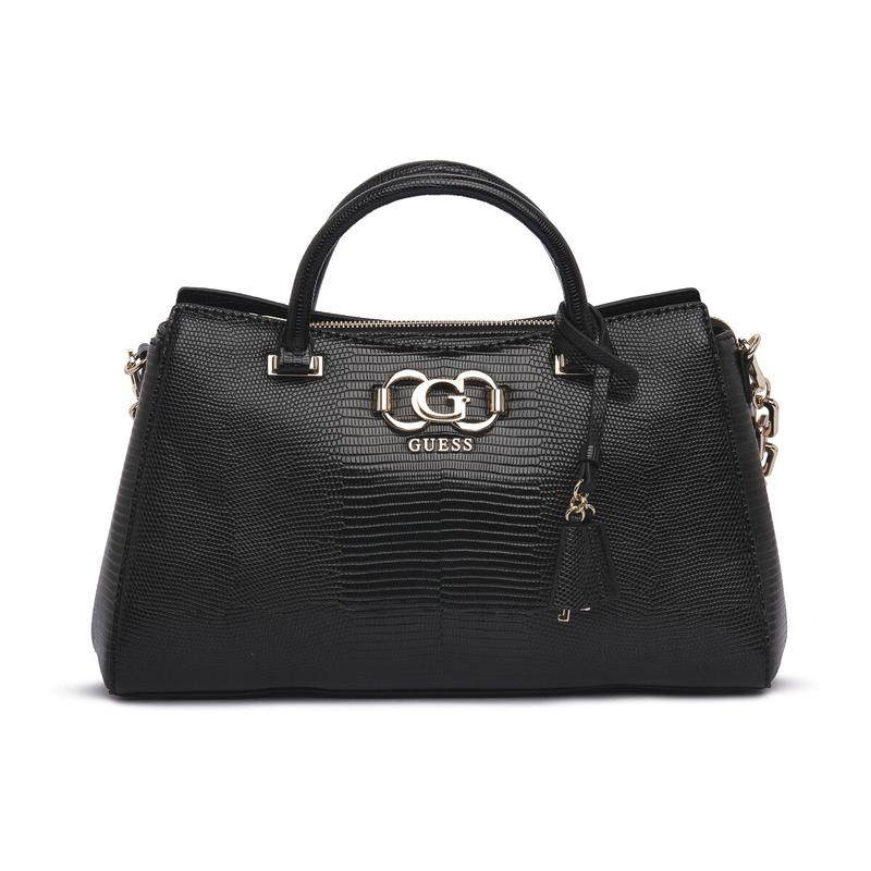 代购GUESS女士手提包拉链闭合双提手设计链条肩带多用途收纳黑色,箱包皮具/热销女包/男包,手拿包,淘宝优惠券,粉丝福利购,淘宝优惠卷