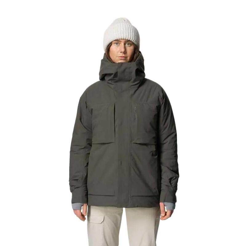 代购HOUDINI男士羽绒服防水防风保暖保暖外套连帽长袖冬季夹克