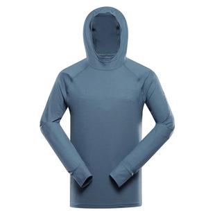 代购ALPINEPRO阿尔派妮男士保暖内衣快干透气反光户外T恤连帽