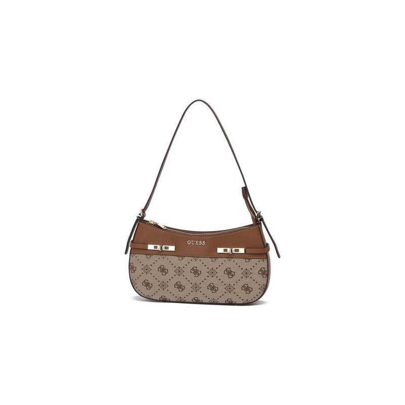 代购GUESS女士斜挎包轻便携带日常使用简约设计拉链开合米色棕色,箱包皮具/热销女包/男包,手拿包,淘宝优惠券,粉丝福利购,淘宝优惠卷