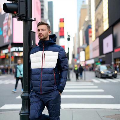 代购ALPINEPRO阿尔派妮男士羽绒服防水防风透气保暖外套连帽