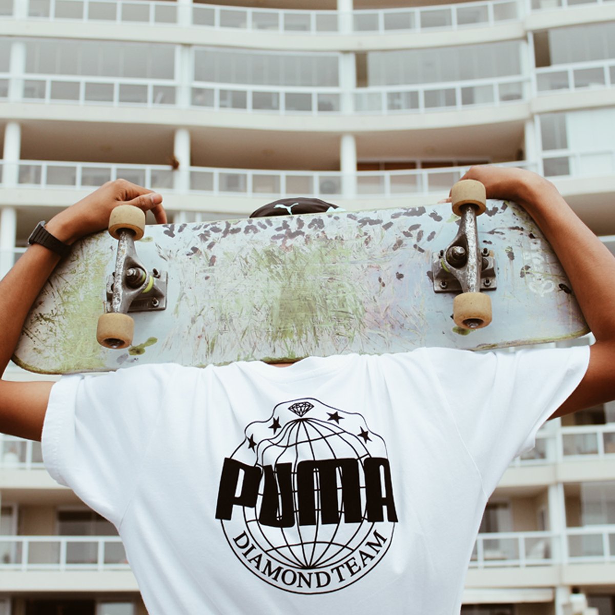 美國代購彪馬PUMA x DIAMOND Logo T-Shirt 鉆石聯名 男子運動T恤