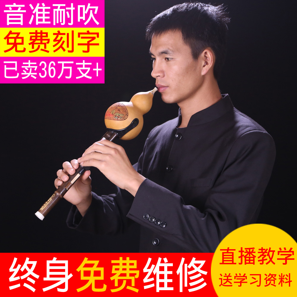 云南葫芦丝初学者c调降b调AGF小学生儿童入门胡自学乐器滇南古韵
