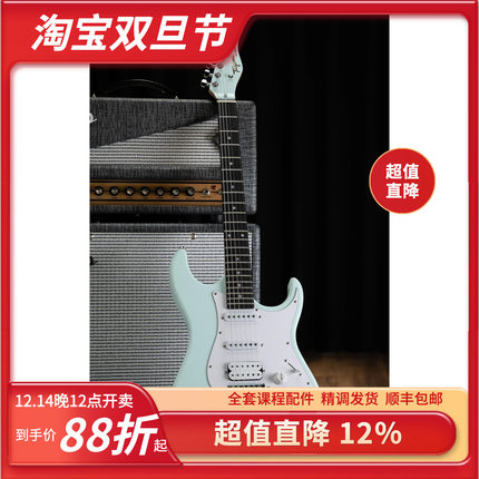 tagima 塔吉玛tg520 单单双新手入门电吉他ST
