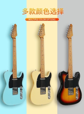 J&D JD GUITARS 电吉他TELE TL RM80烤枫木琴颈赤杨木琴体初学者