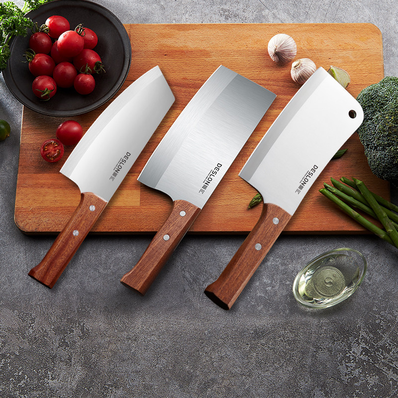 德世朗菜刀家用轻便切菜刀女士专用切肉刀切片刀刀具厨房斩骨套装