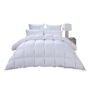 富安娜家纺全棉羽绒被波兰进口95%白鹅绒被子双人床品2米厚春秋被