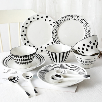 圆盘陶瓷大众圆形简约新款