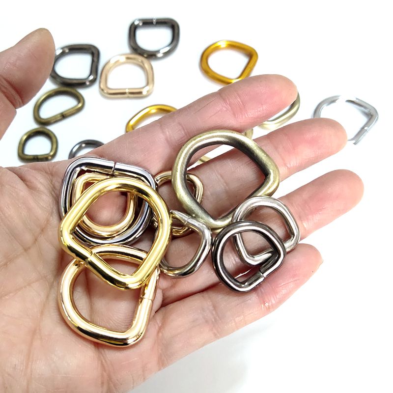 箱包五金配件金属半圆D字型扣