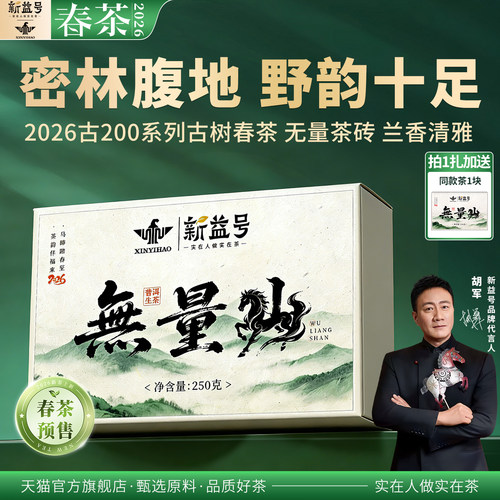 普洱茶生茶2026春茶250g茶砖