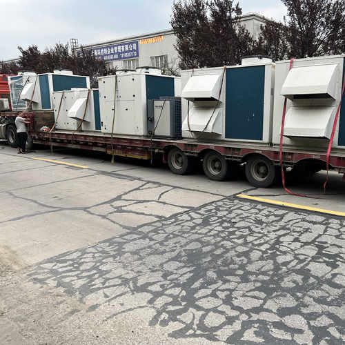 二手大型移动式一体中央空调机组租赁40kw