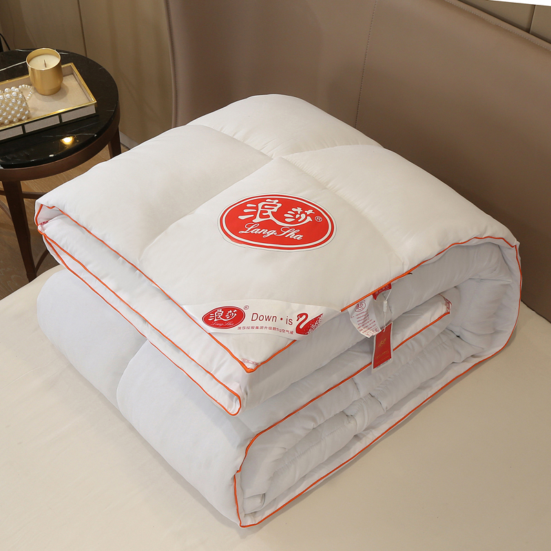 2024新款浪莎被子被芯羽丝棉加厚冬季棉被学生宿舍床品保暖被子