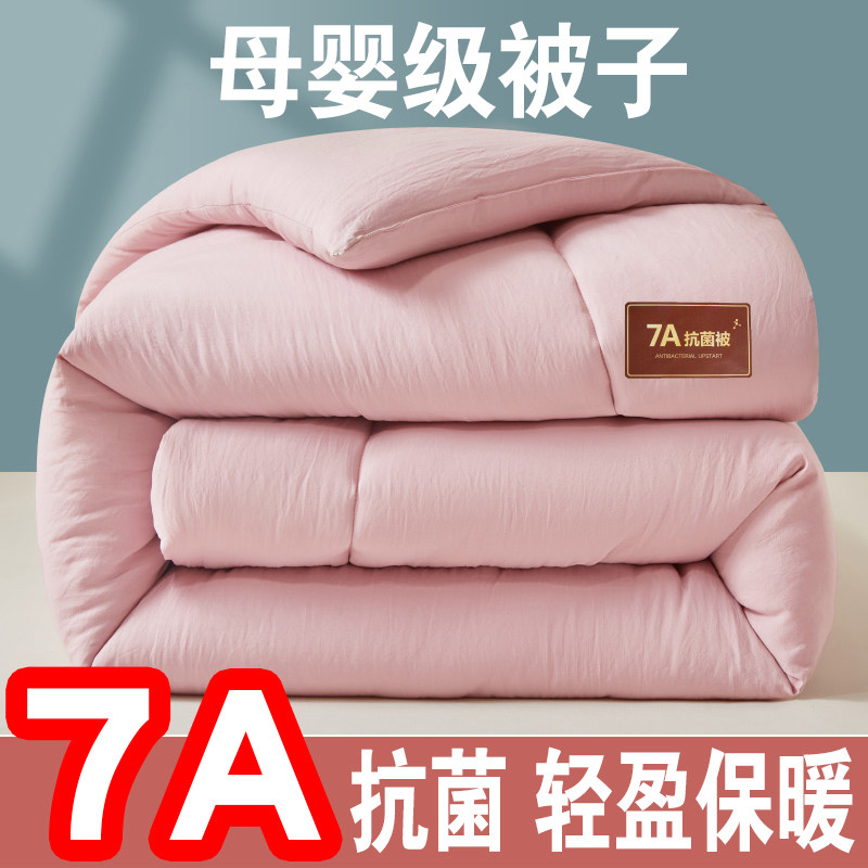 大豆纤维被子冬被保暖加厚冬季棉被芯春秋单双人宿舍学生太空被褥,床上用品,化纤被,淘宝优惠券,粉丝福利购,淘宝优惠卷