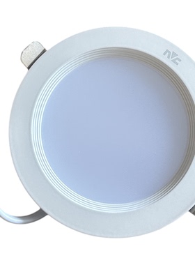 雷士照明LED筒灯铝材筒灯薄款NLED93425 9343白色开孔75mm 5w9w