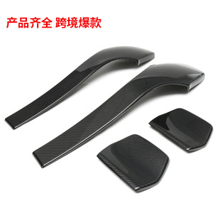 适用宝马M3M4M2碳纤维座椅背F80F87F82干式 碳纤维靠背头枕盖