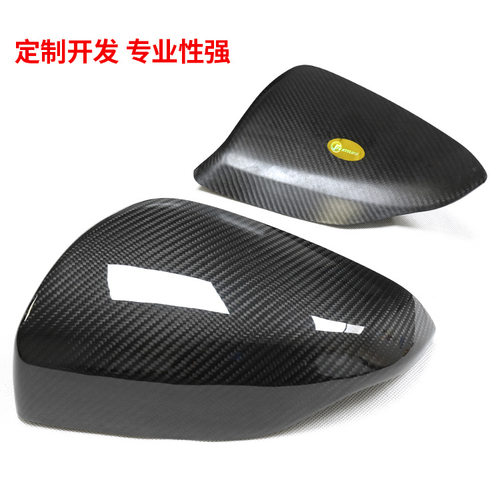 适用斯巴鲁WRX/LEVORG干碳纤维后视镜壳倒车镜外壳镜罩SUBARU STI