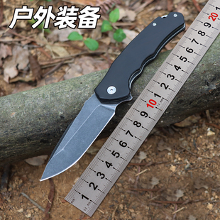 户外折叠刀木柄折刀高硬度刀具开快递刀开箱小刀便携式防身露营刀