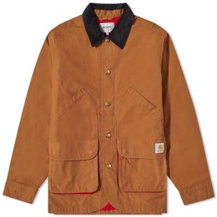 外套新款 海外代购 WIP男正品 休闲夹克 Carhartt 棕色时尚