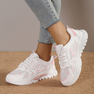 运动鞋女2026新款春夏季休闲网面薄款透气网鞋软底轻便学生老爹鞋