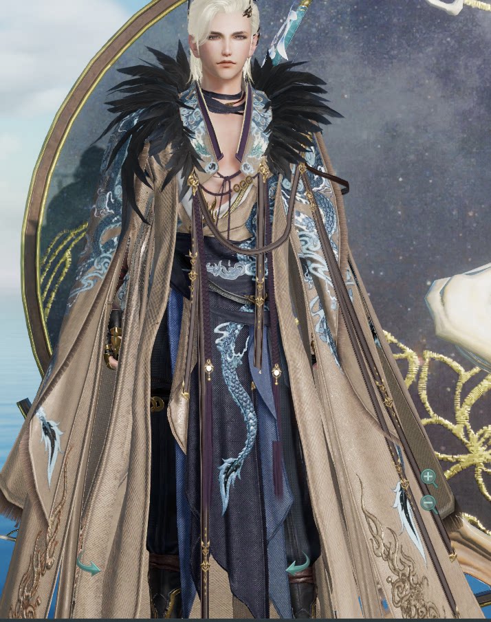 【天下尽彀】剑网三 剑3 丐帮成男盒子短褐狂裘cos定制专拍