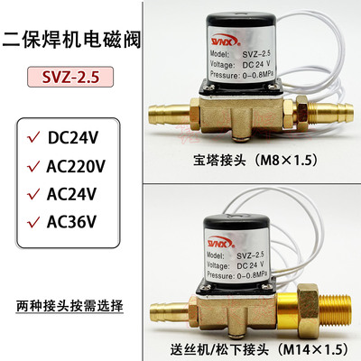 二保焊送丝机电磁阀SVZ-2.5