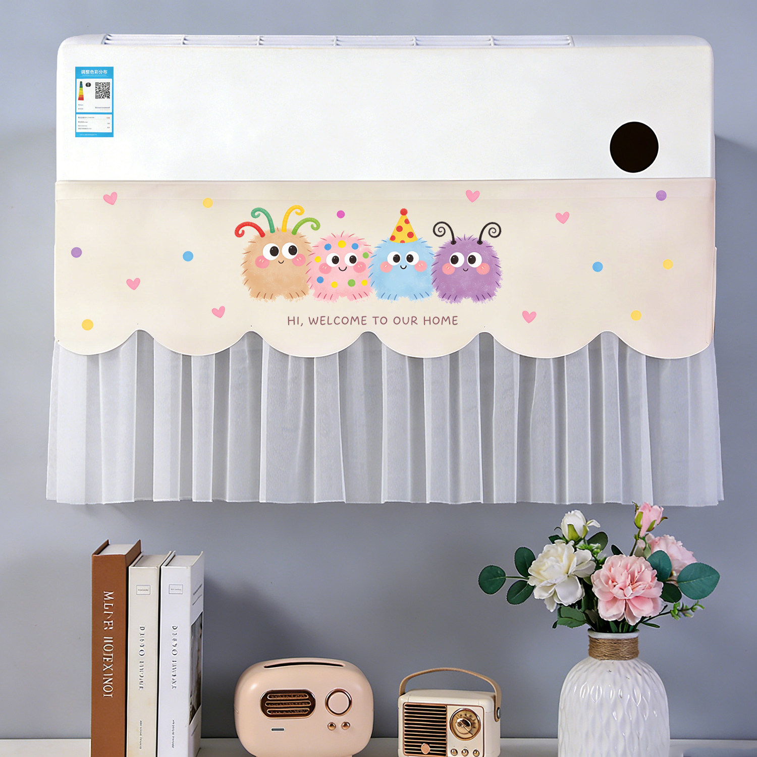 空调挡风帘防直吹坐月子神器出风口防风罩板布新型高颜值挂机导风