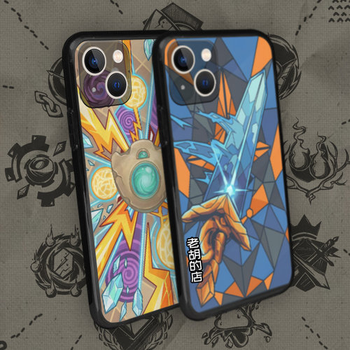 老胡的店杀戮尖塔2故障机器人储君王之剑周边苹果pro玻璃手机壳套