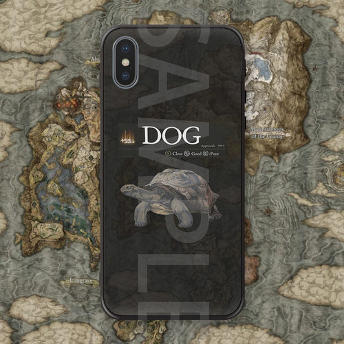 老头环艾尔登法环Elden Ring周边DOG狗龟苹果华为玻璃软手机壳套
