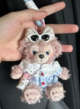 可爱精美包包挂件毛绒玩偶雪莉甜玫小熊挂件钥匙扣情侣生日礼物