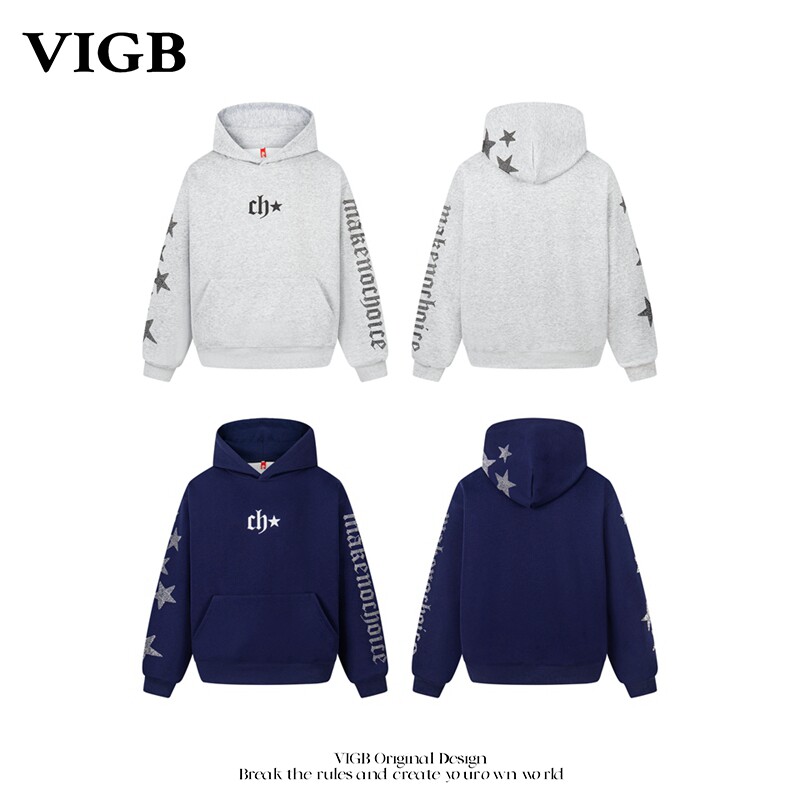VIGB原创复古拿破仑连帽卫衣