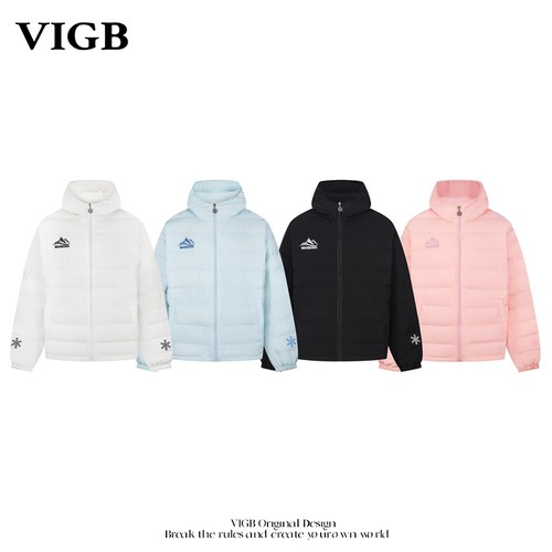 VIGB美式排骨羽绒服重磅保暖外套