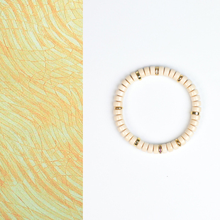 Shang·原创【云舒】药片珠猛犸牙牙手串男女款手工串珠时尚手链