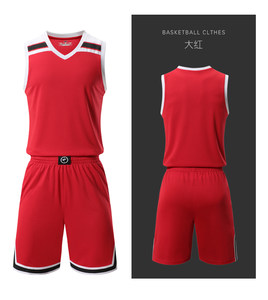 篮球服套装男定制团队比赛队服印字学生运动训练青岛衣服一套订制