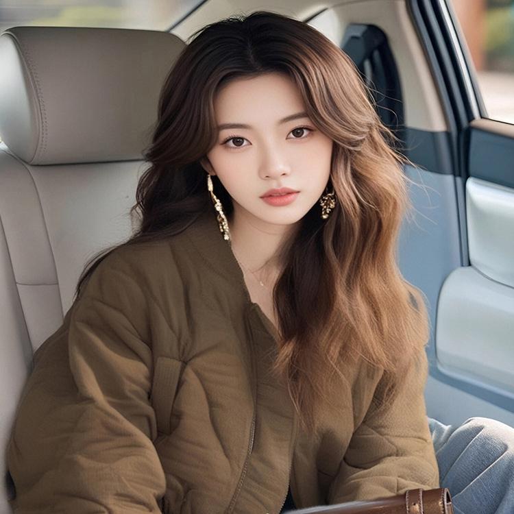 咖色冬季小个子短款外套小棉袄女