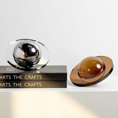 高级感样板间几何水晶意式