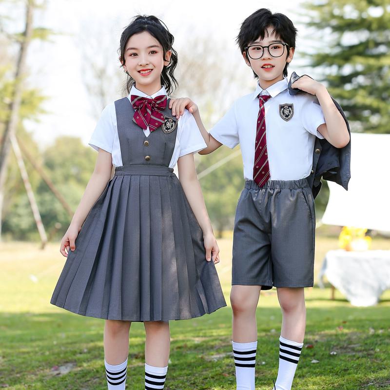 国庆儿童合唱服诗歌朗诵演讲比赛学院英伦风大合唱团表演出服装