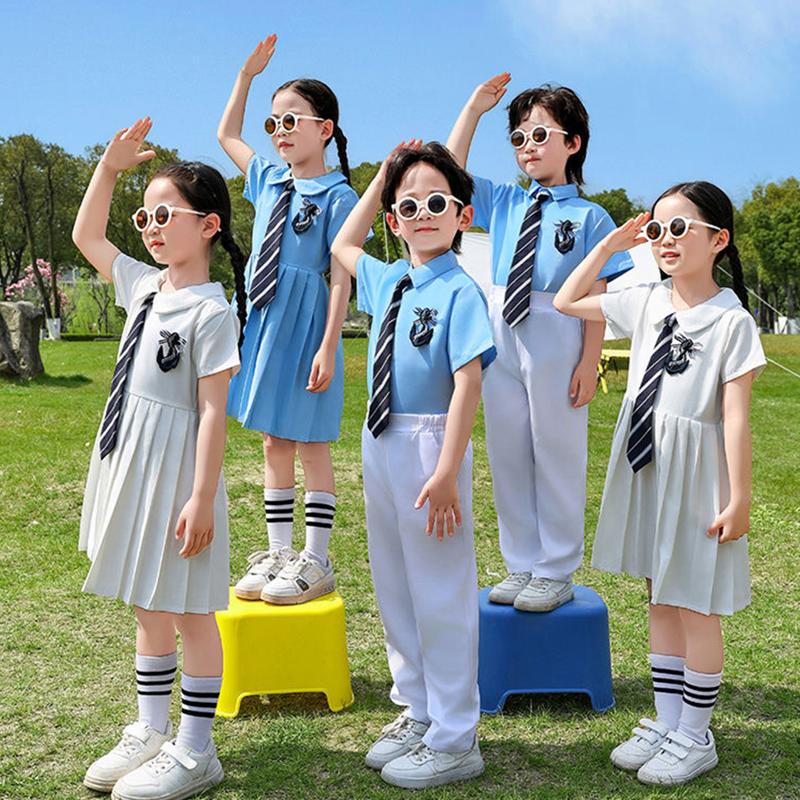 儿童合唱服小学生诗歌朗诵演讲演出服团体毕业班服六一表演服装