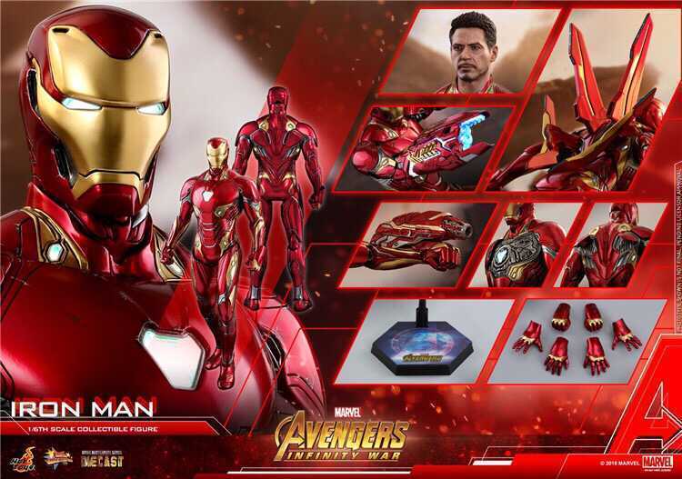 HotToys HT1/6 复联3无限战争 压铸合金 钢铁侠MK50+配件包 全新
