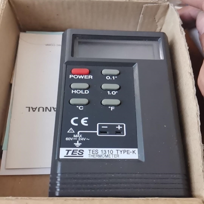 【议价】泰仕TES1310热电偶温度计K型高精度接触式测温仪温度表一