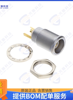 ERN.0S.650.CTA 连接器CONN TRIAX RCPT STR 50OHM SOLDER