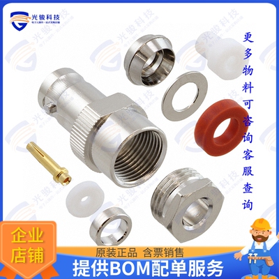 112372 连接器CONN BNC JACK STR 50 OHM SOLDER