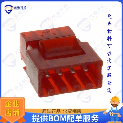 3-641437-4 连接器CONN PLUG 4POS IDC 22AWG TIN