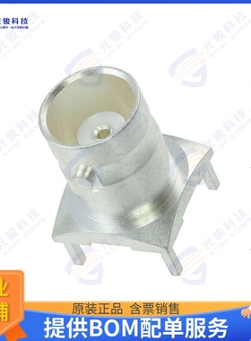 1-1337445-0 连接器CONN BNC JACK STR 50 OHM PCB