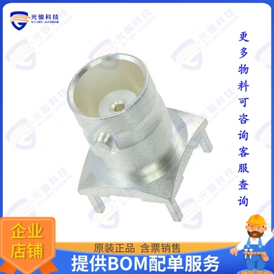 1-1337445-0 连接器CONN BNC JACK STR 50 OHM PCB