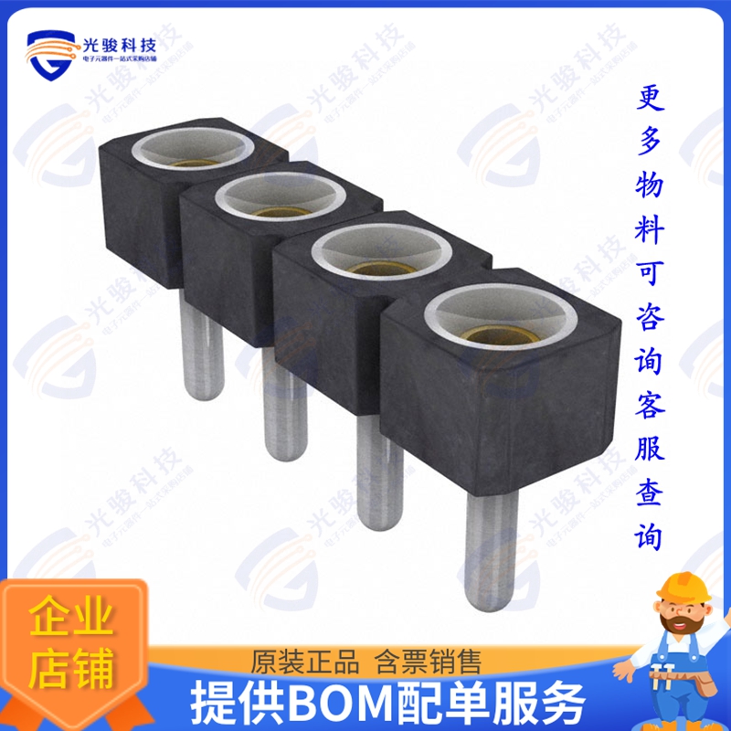 315-83-104-41-003101 连接器CONN SOCKET 4POS 0.1 GOLD PCB