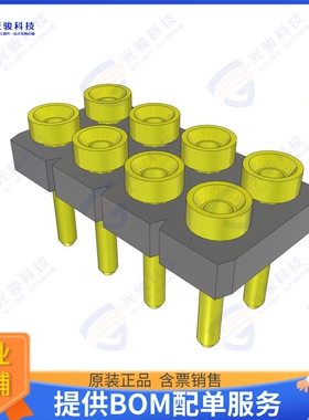 SDL-104-T-10 连接器CONN RCPT .100  8POS DUAL GOLD