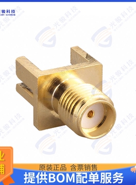 CONSMA020.031-G 连接器CONN SMA FML EDGE MNT 0.031  PCB