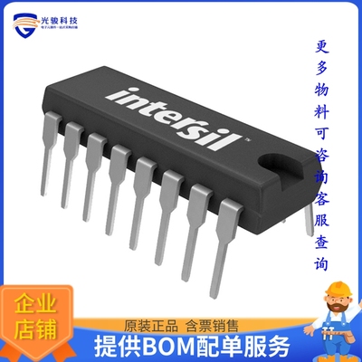 HIP4082IPZ电源芯片《IC HALF/FULL BRIDGE DRIVER 16DIP》