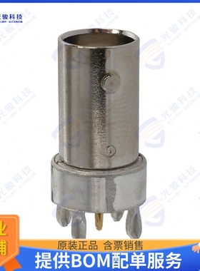 5222006-1 连接器CONN BNC JACK STR 50 OHM PCB